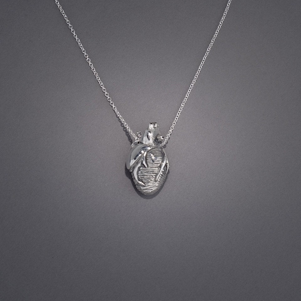 tattoo inspired art necklace May products including anatomically