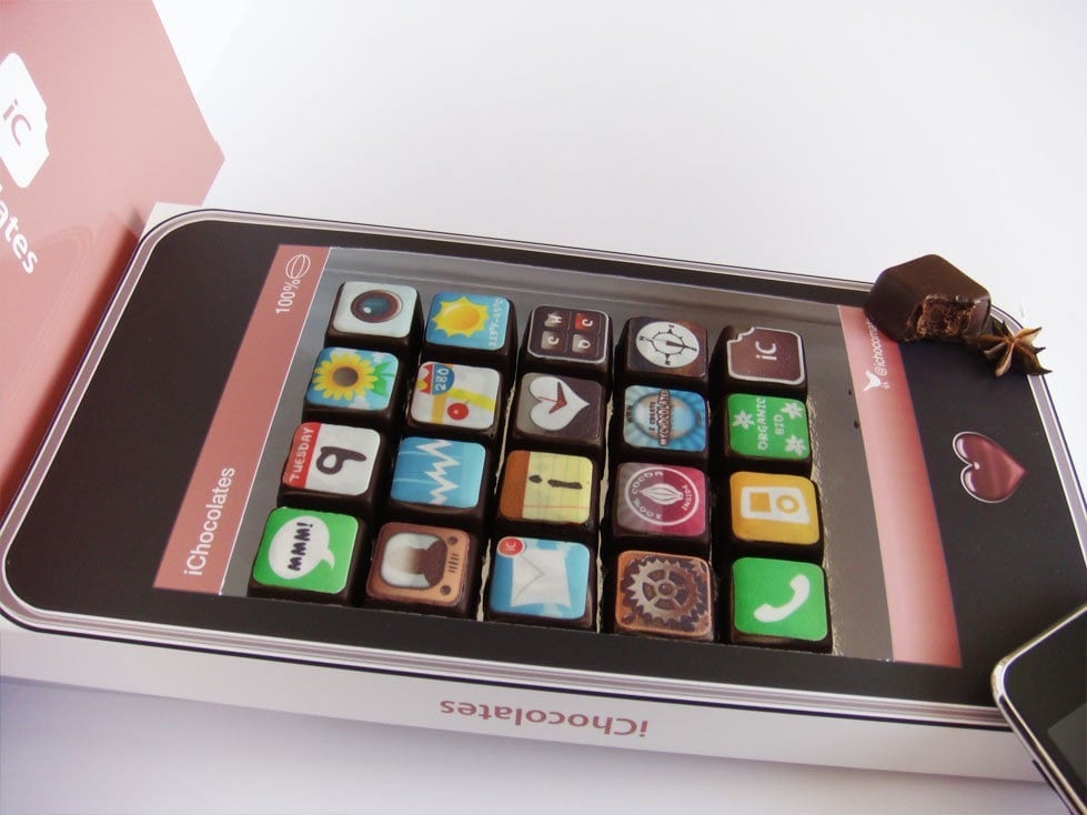    IPhone app chocolates,
