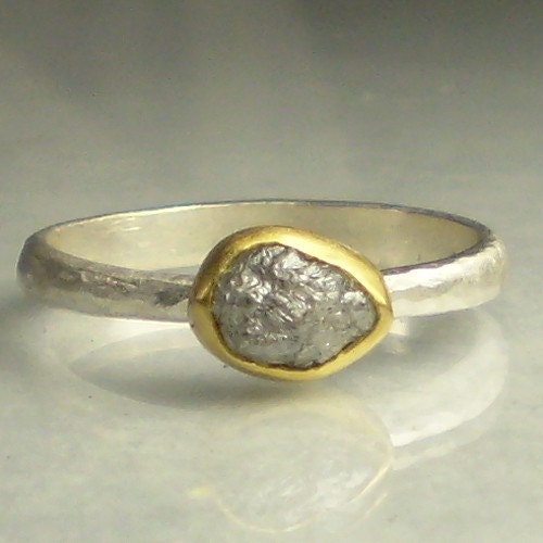 Natural Rough Diamond Ring by Janish Jewels