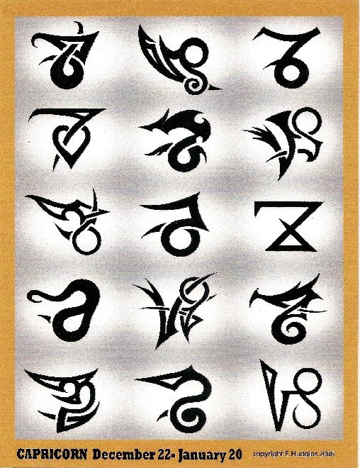 capricorn zodiac tattoo
