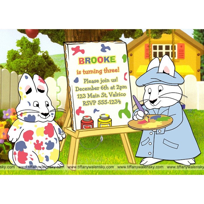 Max And Ruby Invitations
