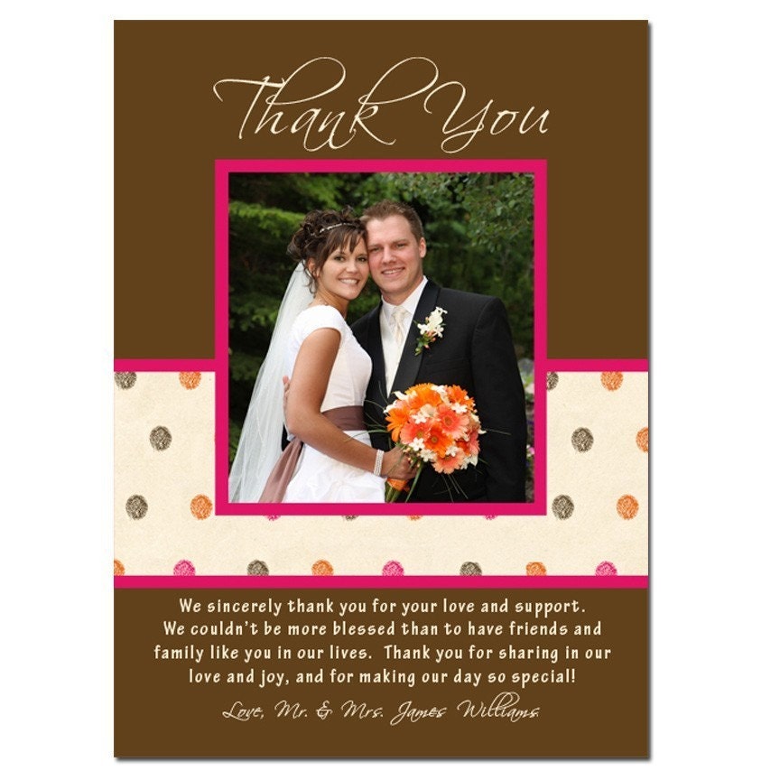 wedding thank you card template. Eternal Bliss Wedding Thank You Card- photo template for photographers. From fototaledesigns