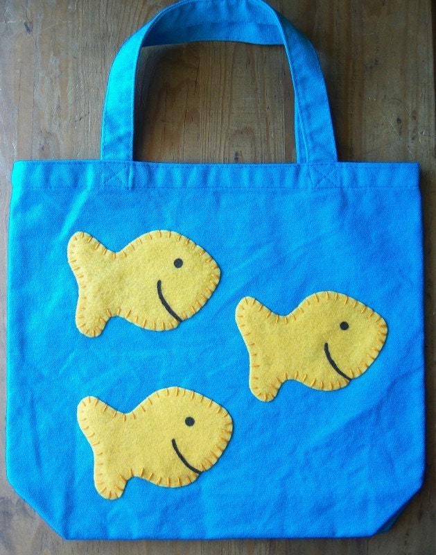 goldfish crackers bag. School of Goldfish Crackers Tote Bag. From rubbishtees