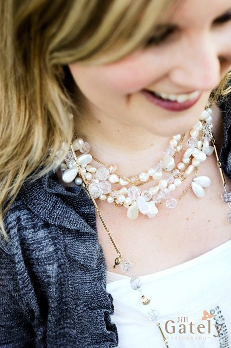 Lauren Chunky Pearl Necklace