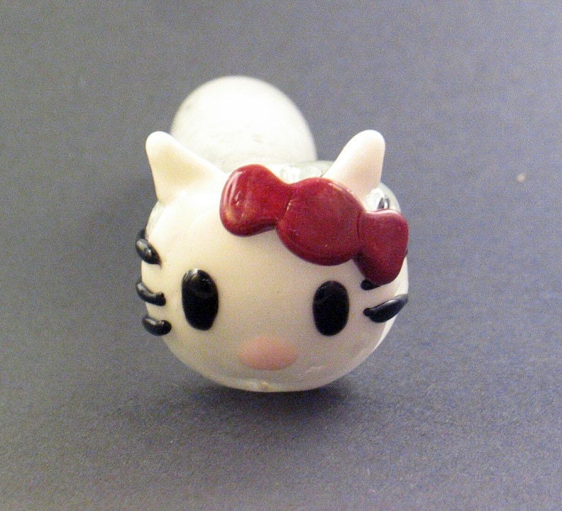 Hello Kitty - Inside Out Glass Spoon -Hedcraft Pipes-. From Hedcraft