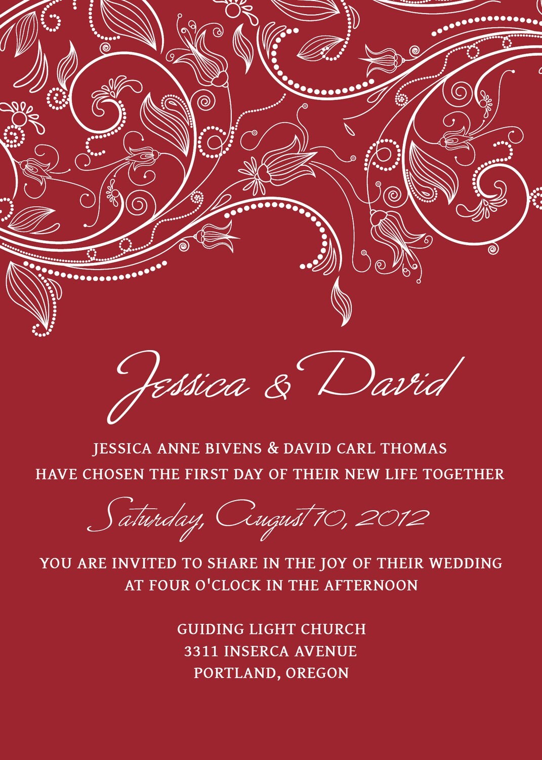 wedding invitations psd