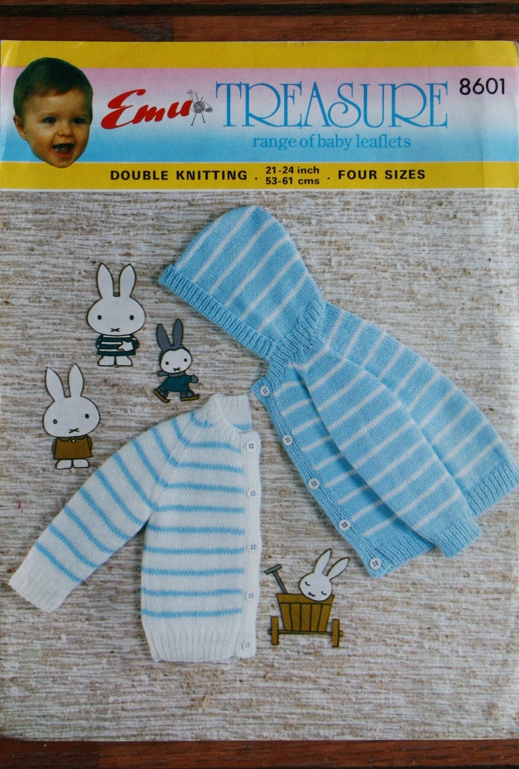 Vintage knitted doll patterns available from The Retro Knitting