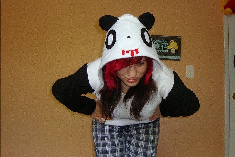 Hello Kitty Panda Hoodie. Gloomy Bear Pandatone Hoodie