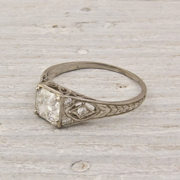 Erstwhile Jewelry on Etsy has some gorgeous vintage wedding rings from the