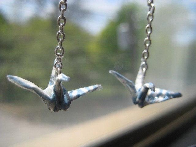 Mini Crane Earrings - $15