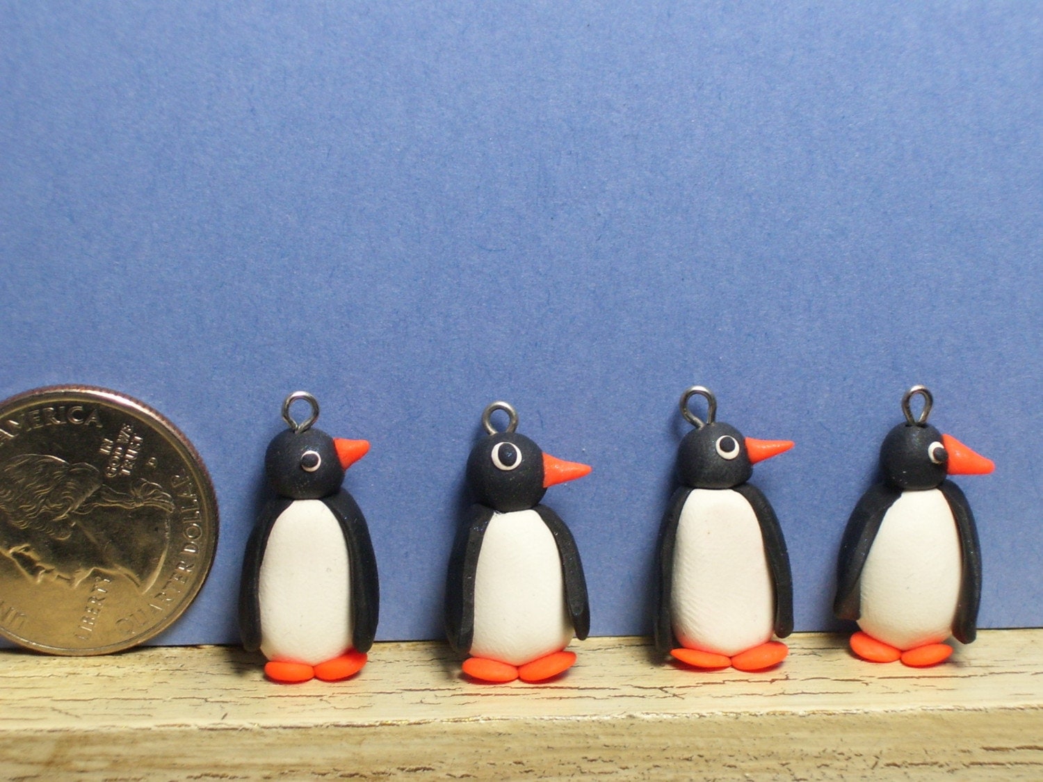 Penguin Sculpey Charms
