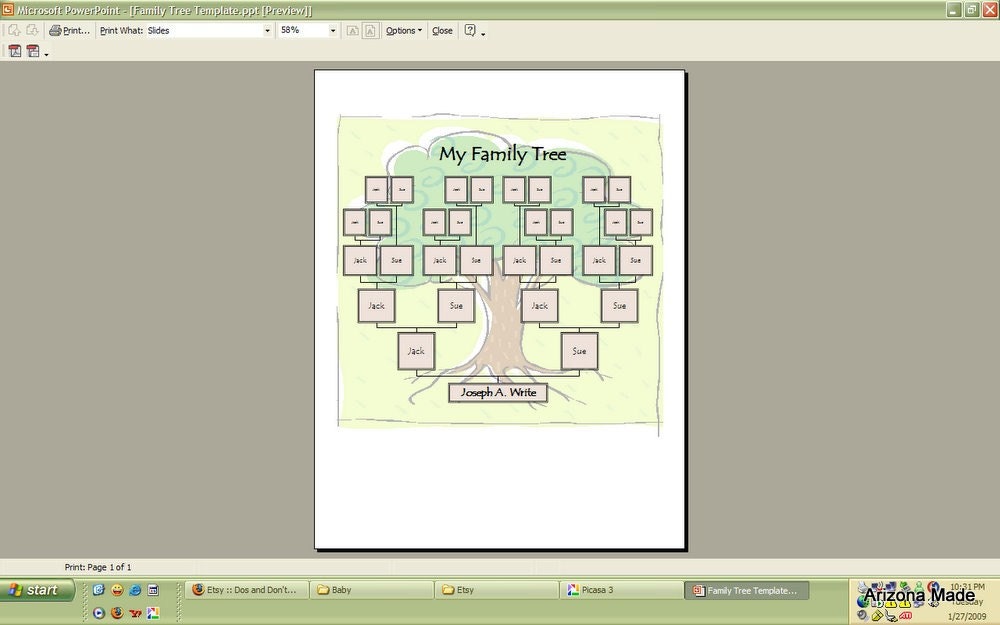 family tree template for children free. Free Family Tree Template