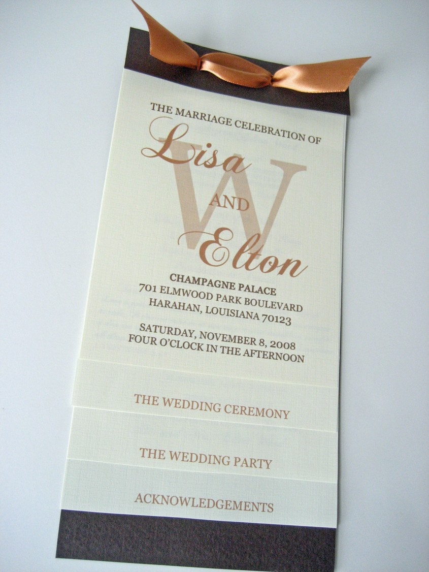 Wedding Reception Program Samples In The Philippines