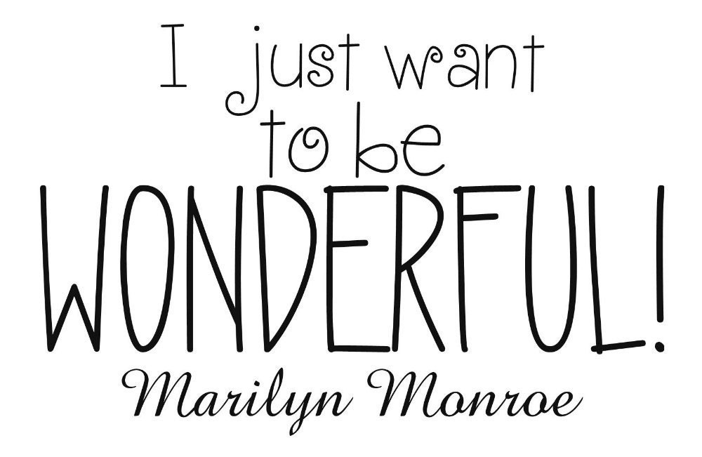 marilyn monroe quotes. Marilyn Monroe 20x13 I just