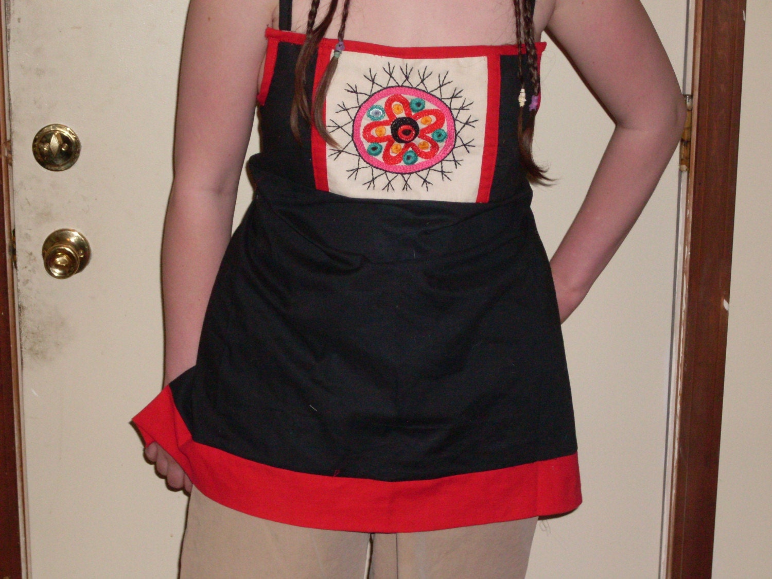 Embroidered Apron Top by pgasparotto