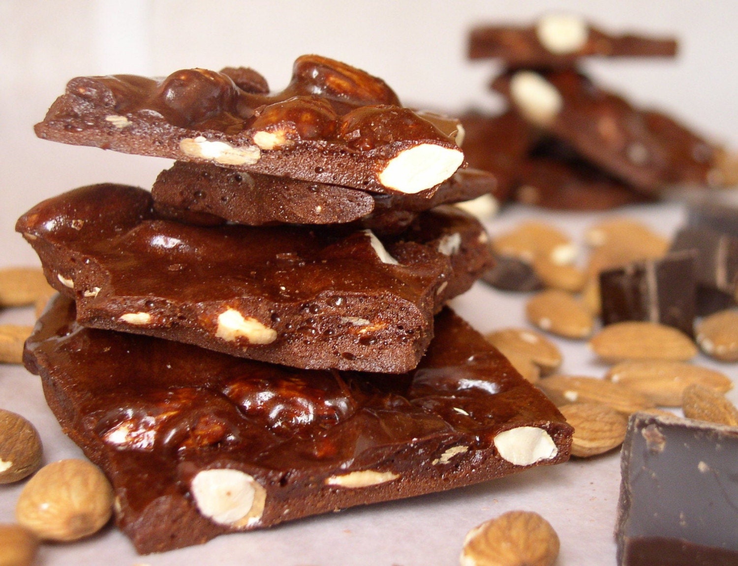 Chocolate Dipped Rosemary Almond Brittle Savor the Best