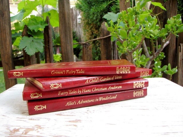 Four Vintage Fairy Tale Books by storybookcharm on Etsy