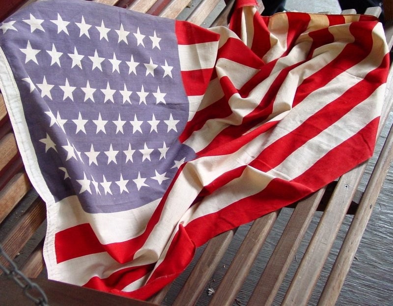 old american flag pictures. 48 Star American Flag - Old