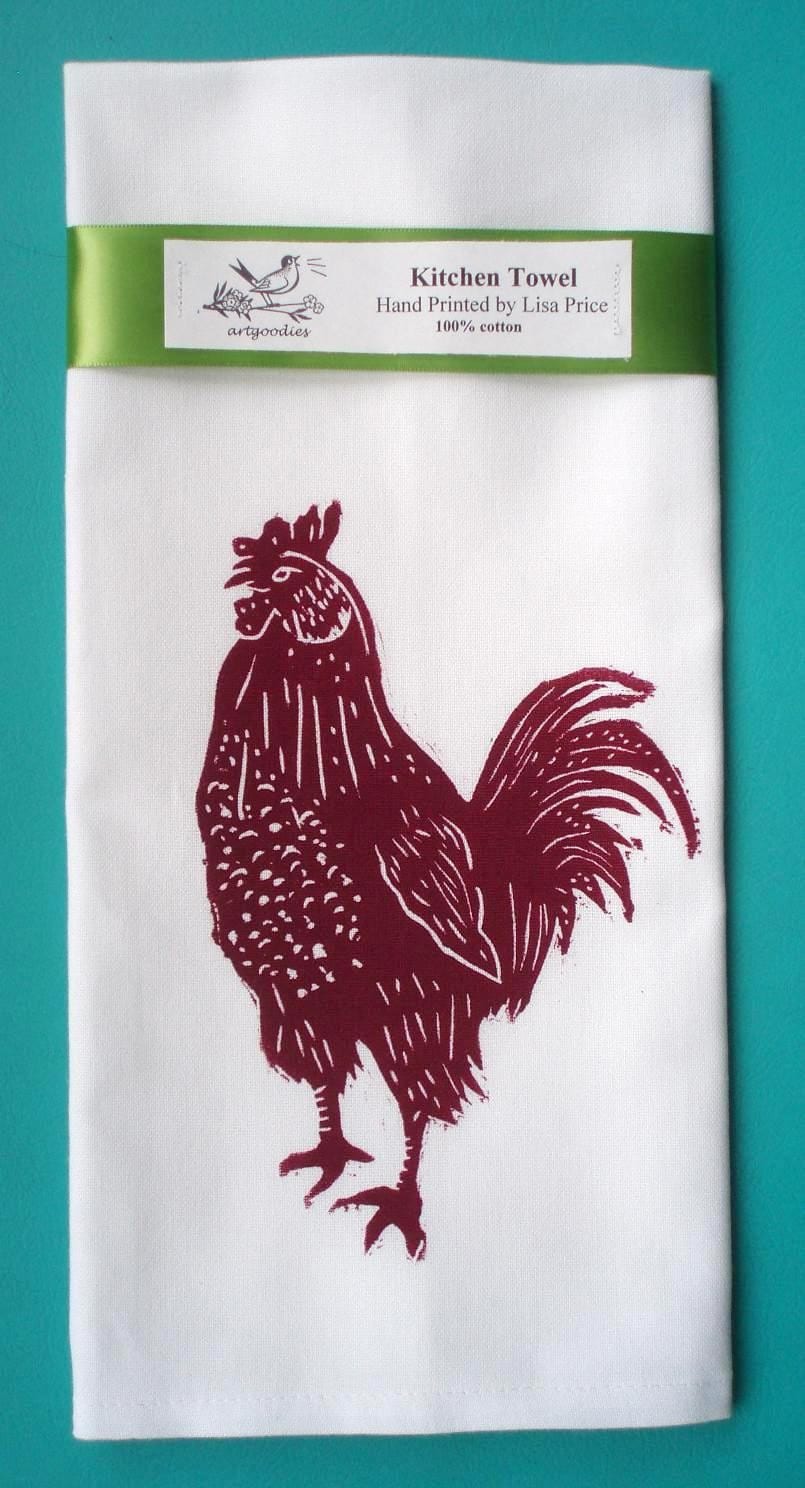 If youve got a rooster themed kitchen, and heck even if you dont this artgoodies rooster towel wont let you down! 