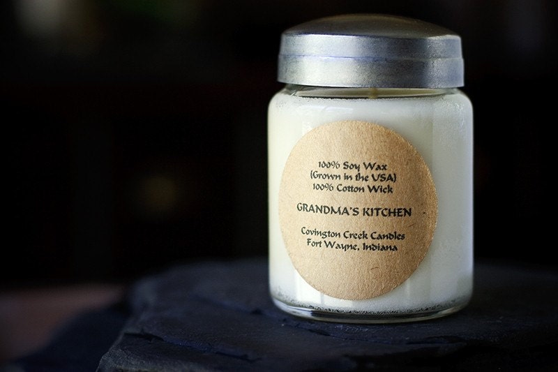 Primitive 4 oz Soy Candle with 