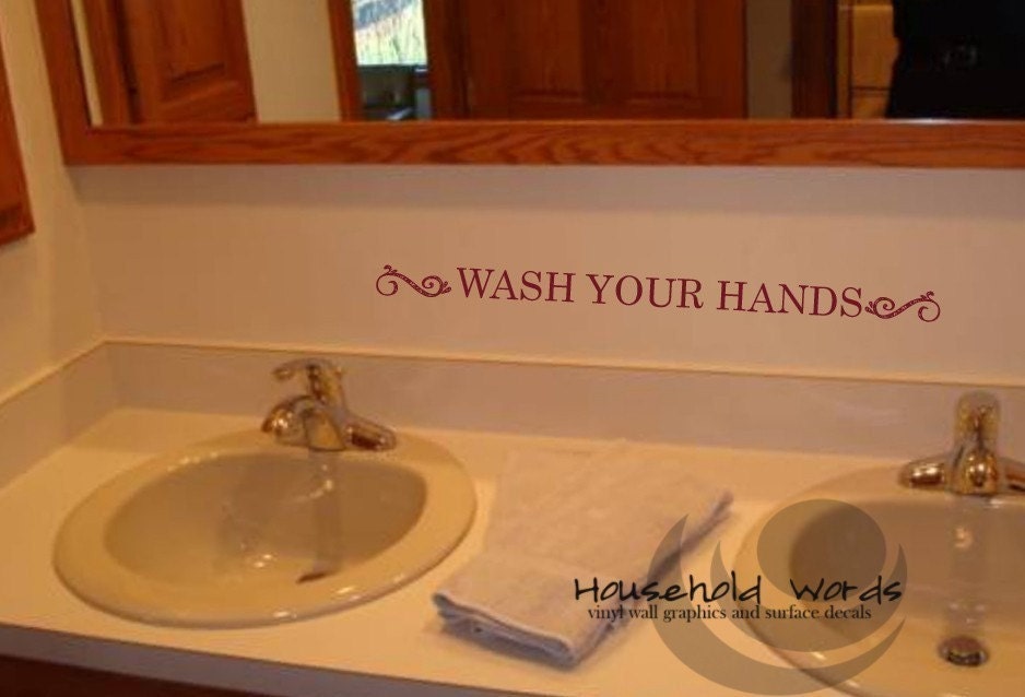 Wash Your Hands Vinyl Graphics decal 
