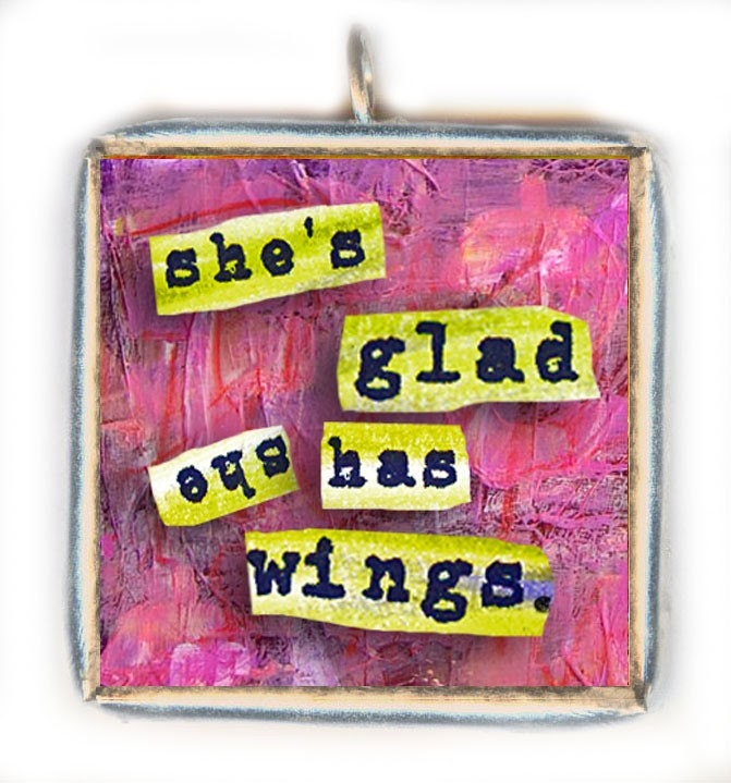 with wings of lead
