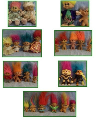 TROLL DOLLS Set of 25 THIS IS A LOT 