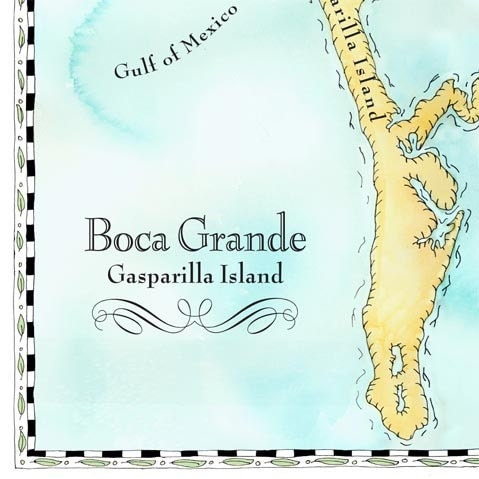 Boca Grande, Gasparilla Island Map 