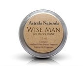 Solid Cologne Fragrance for Men with Shea Butter - Wise Man