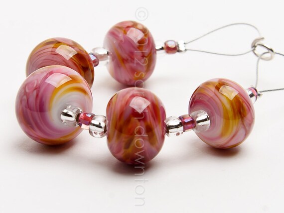 Tutti Ripple - Handmade Lampwork Glass Beads by Sarah Downton