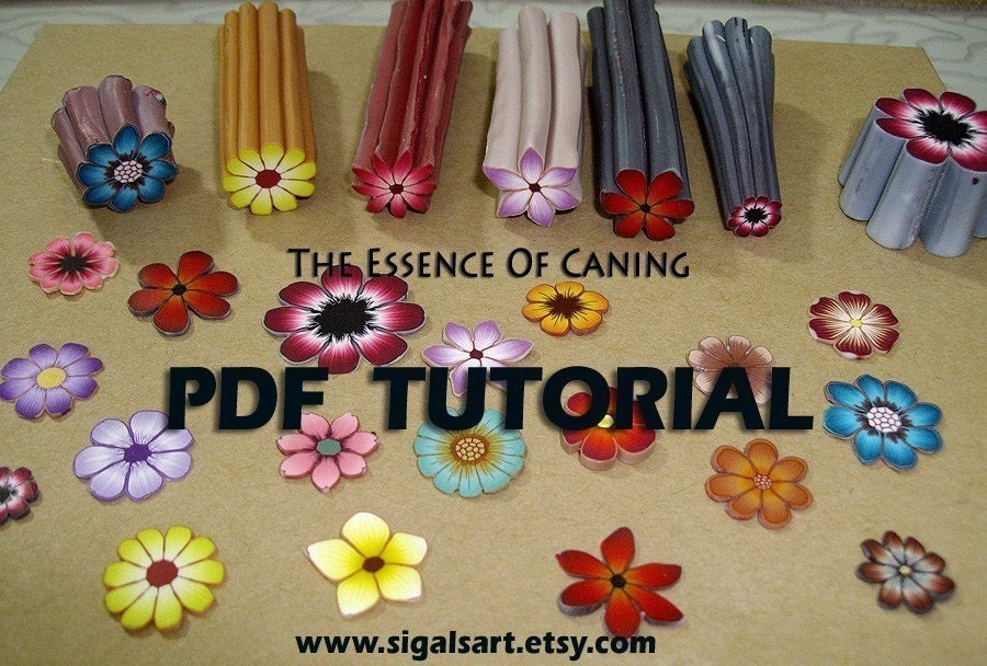 The Backgroundless flower cane tutorial
