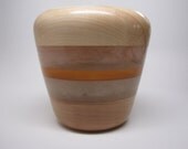 Hard Wood Maple Bowl with a Pearlized Lite-Brown Resin Center