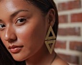 Sri Triangle Earrings