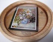 Hard Maple Wooden Bowl with Digital Image of Painting