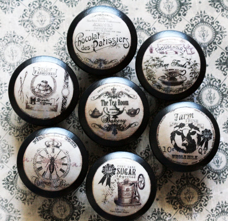 Vintage Knobs  Half an order for  10 Designs of your choice