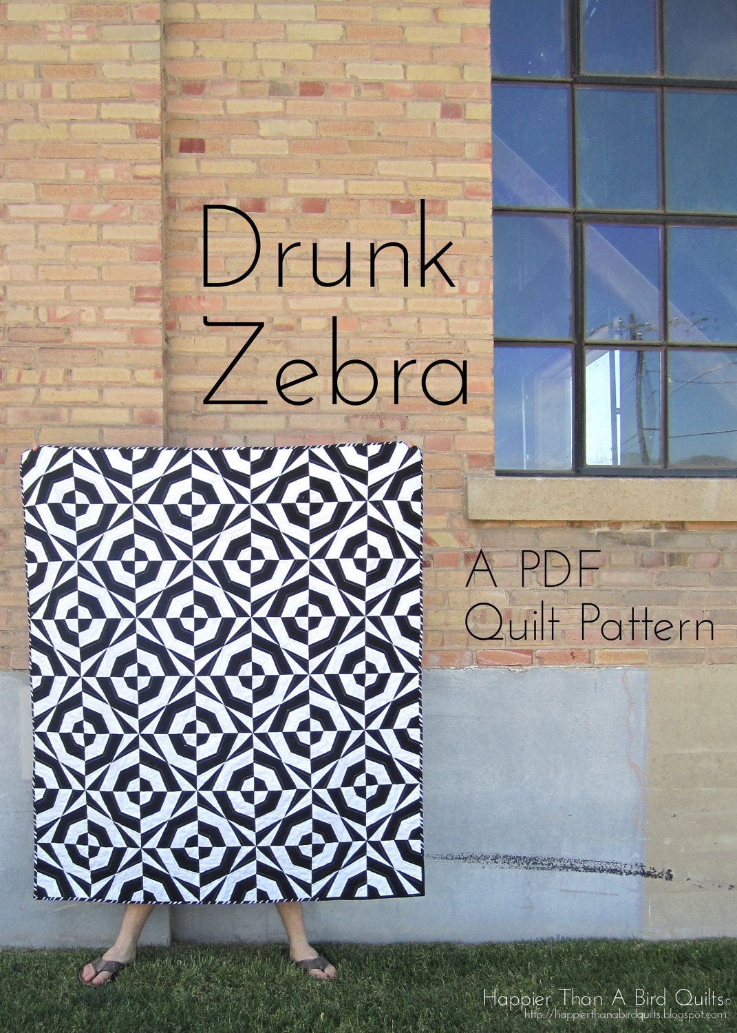 Drunk Zebra (PDF) Quilt Pattern