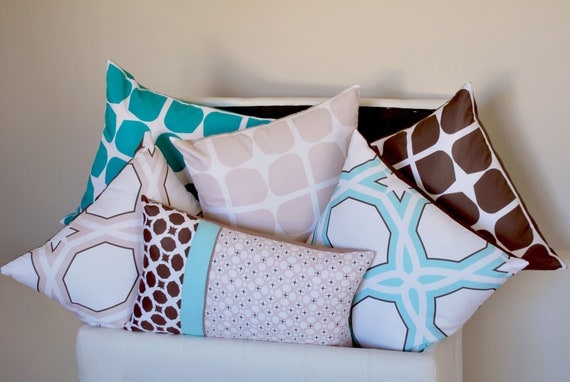 Graphic Soft Furnishings with a dash of colour