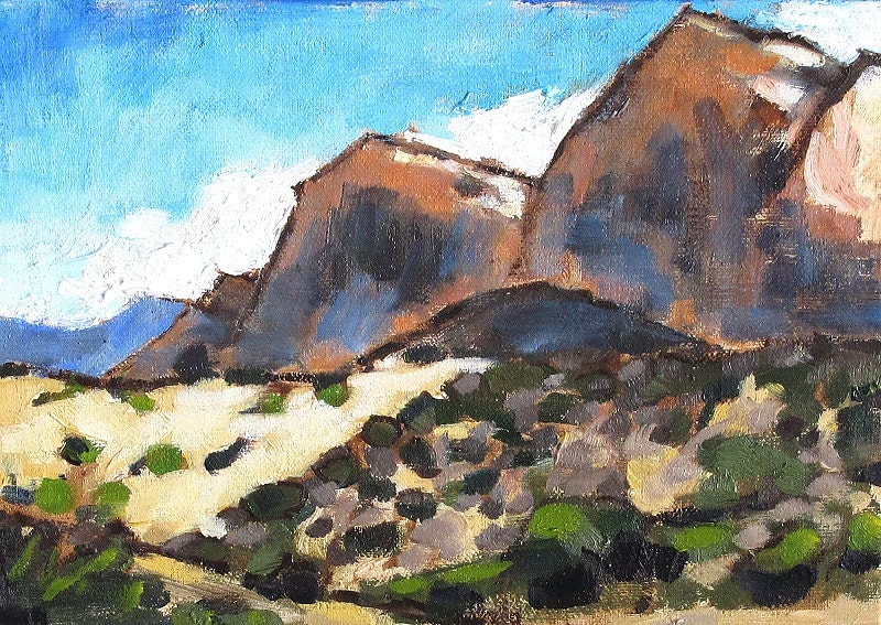 Red Rock Canyon Painting, Las Vegas, Nevada