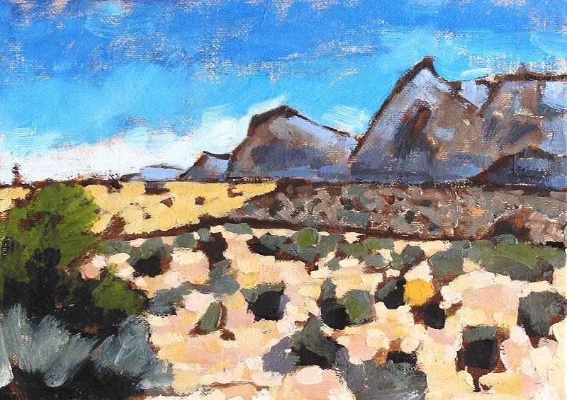 Red Rock Canyon Landscape Painting