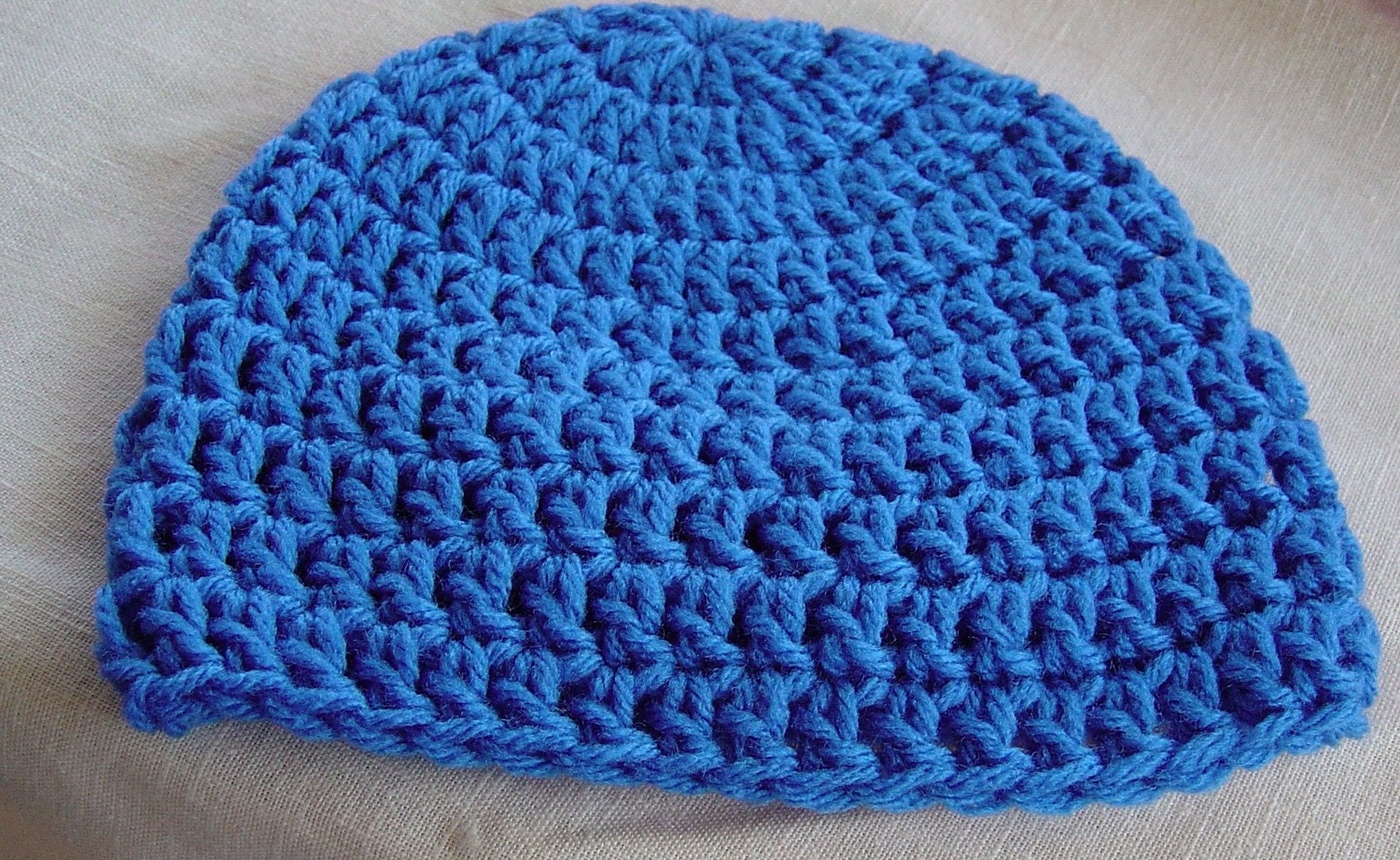 Download Crochet Patterns, Easy Double Crochet Beanie Hat Pattern