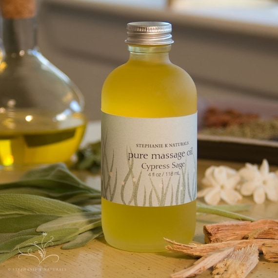 Cypress Sage Massage Oil