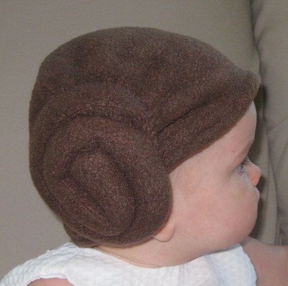 Leia Baby Hairdo Hat PDF Pattern