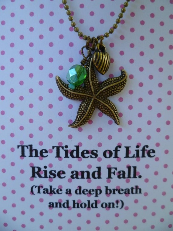 Starfish Charm Necklace - Hold on
