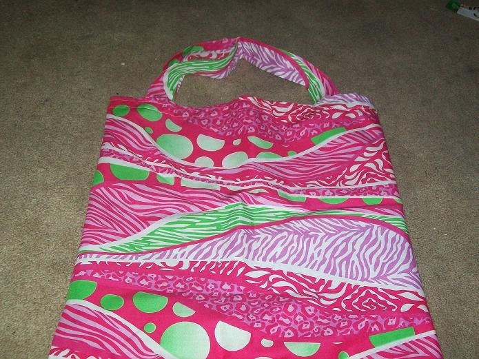 Wild Pink Fabric Bag