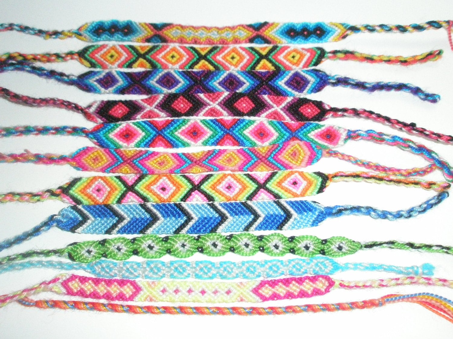 Embroidery Floss Friendship Bracelet Patterns - Embroidery