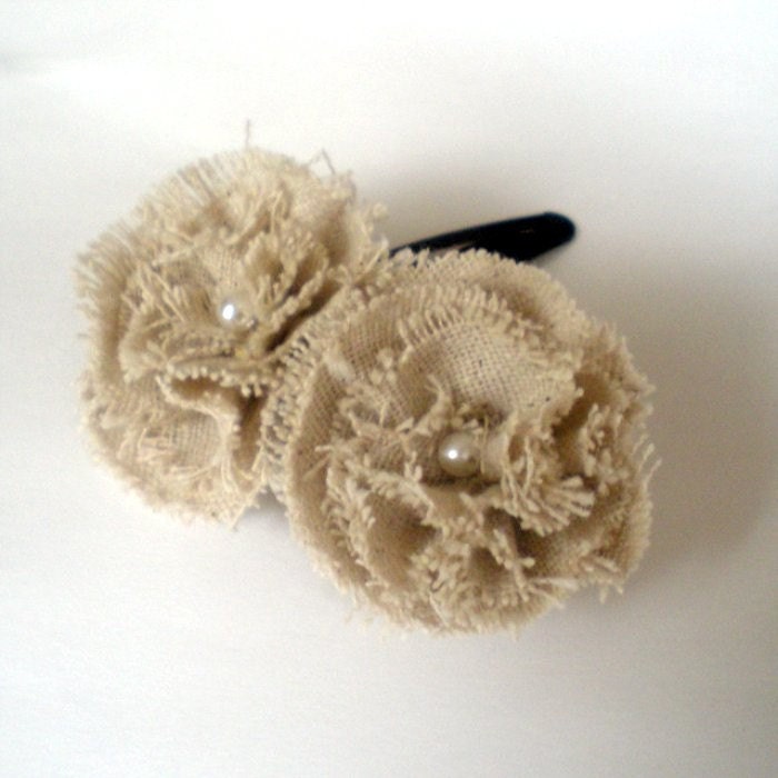 Handmade Cute Crafts: Frayed Flowers Tutorial