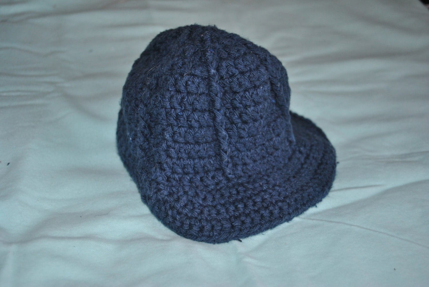 free crochet pattern baby baseball hat for sale